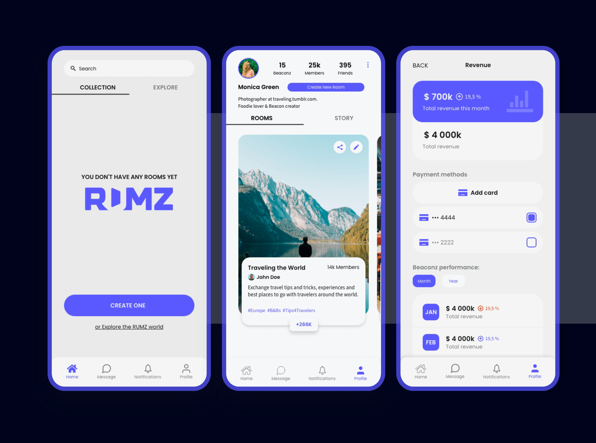 Rumz social app