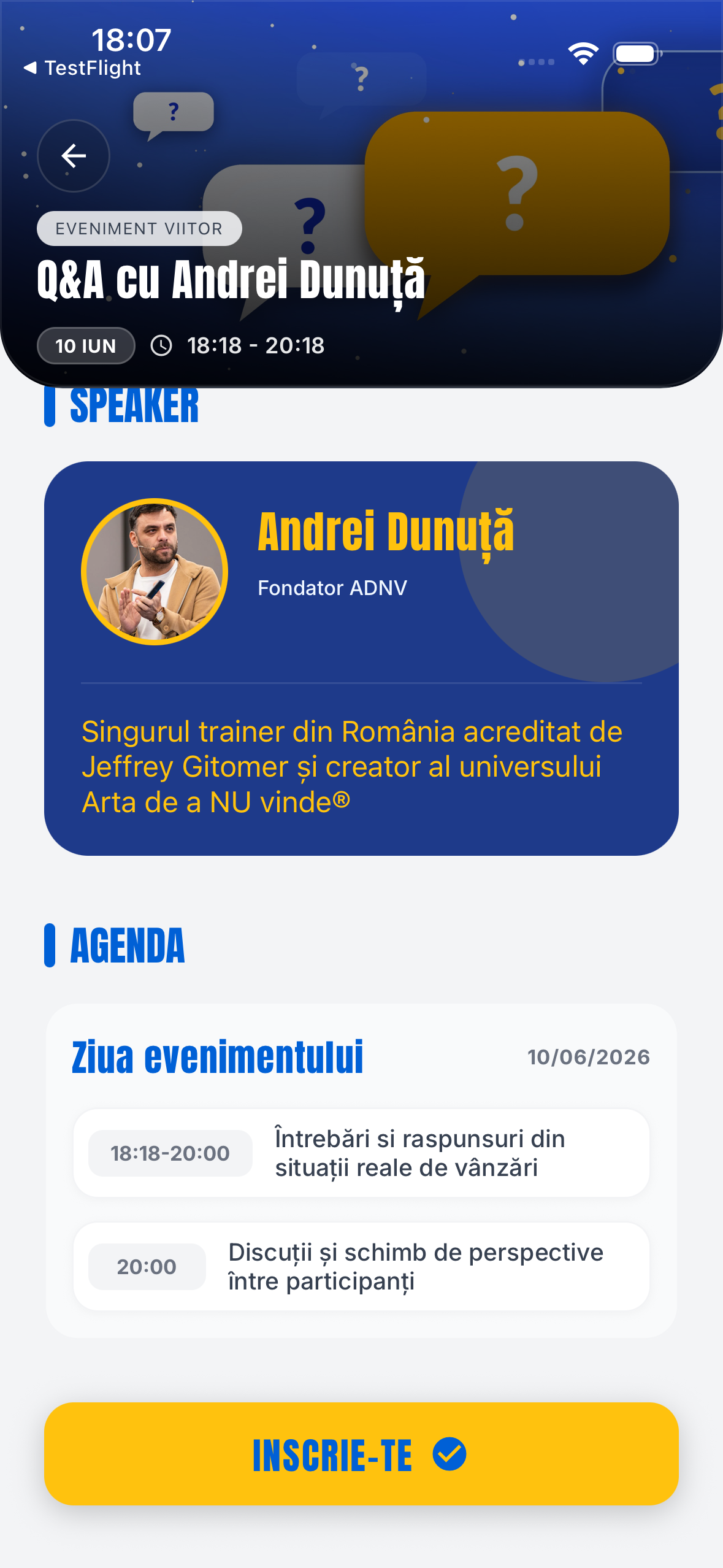 Evenimente - un eveniment, tot ce trebuie să știi