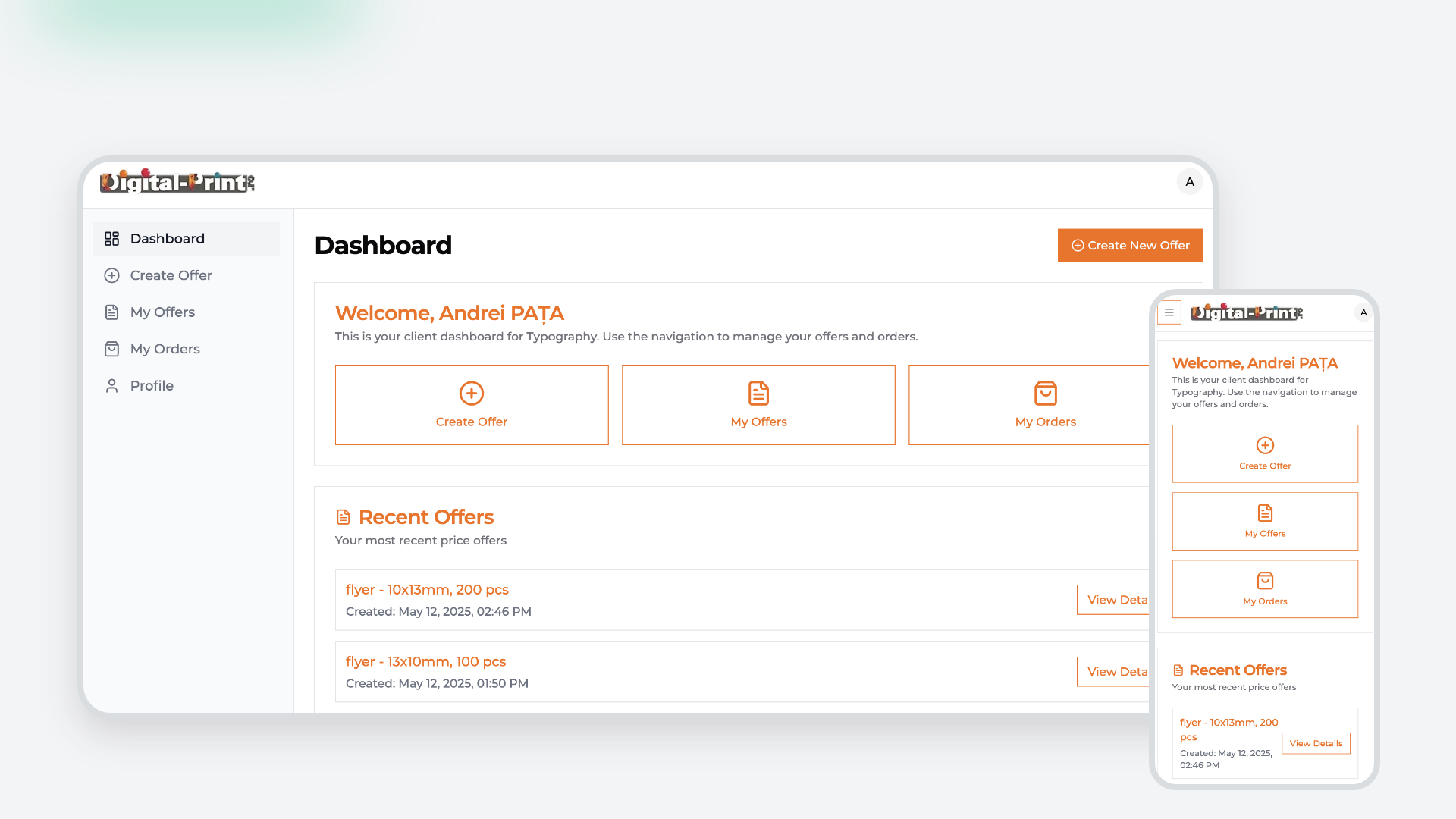 Managementul Comenzilor Tipografiei project